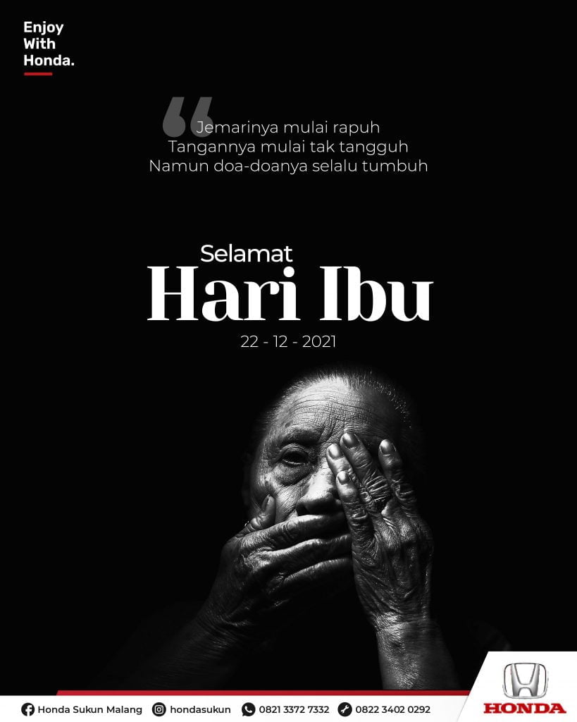 Selamat Memperingati Hari Ibu Honda Sukun Malang