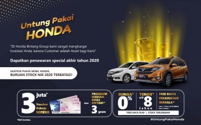 Promo Desember, Untung Pakai Honda