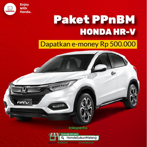 Beli Mobil HRV PPnVM dapatkan e-money di Honda sukun malang