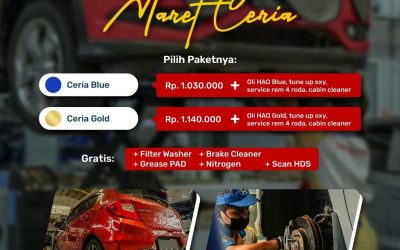 Paket Service Ceria Maret Mulai Rp. 1.030.000