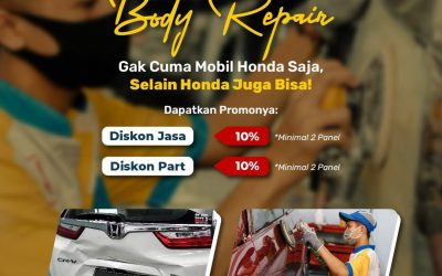 Promo Body Repair, Selain Honda Juga Bisa!