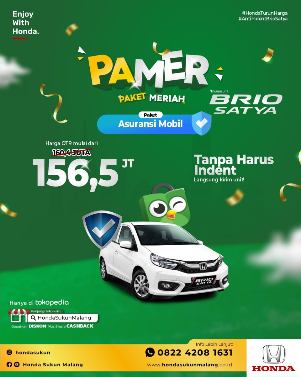 promo PAMER "Paket Meriah" Honda Brio