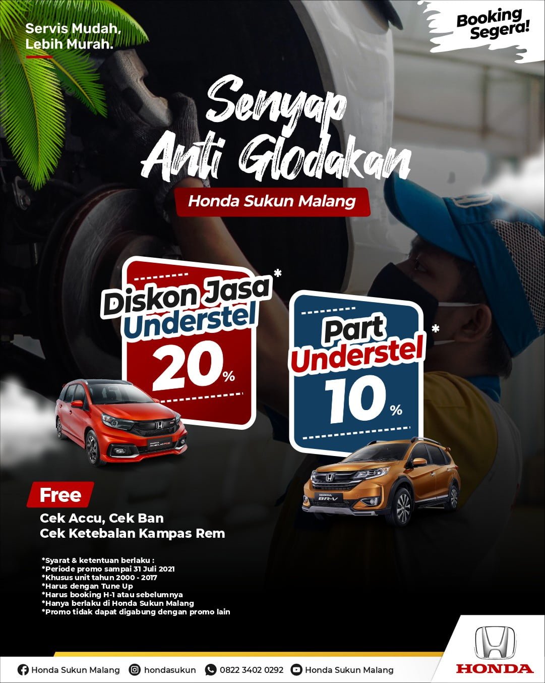 Promo Service Senyap Anti Glodakan