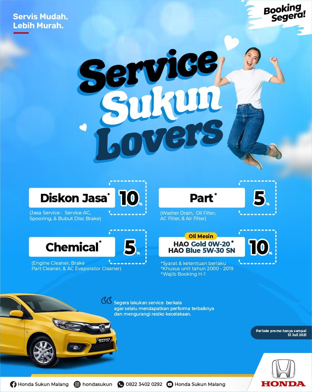 Promo Sukun Lovers Honda Malang