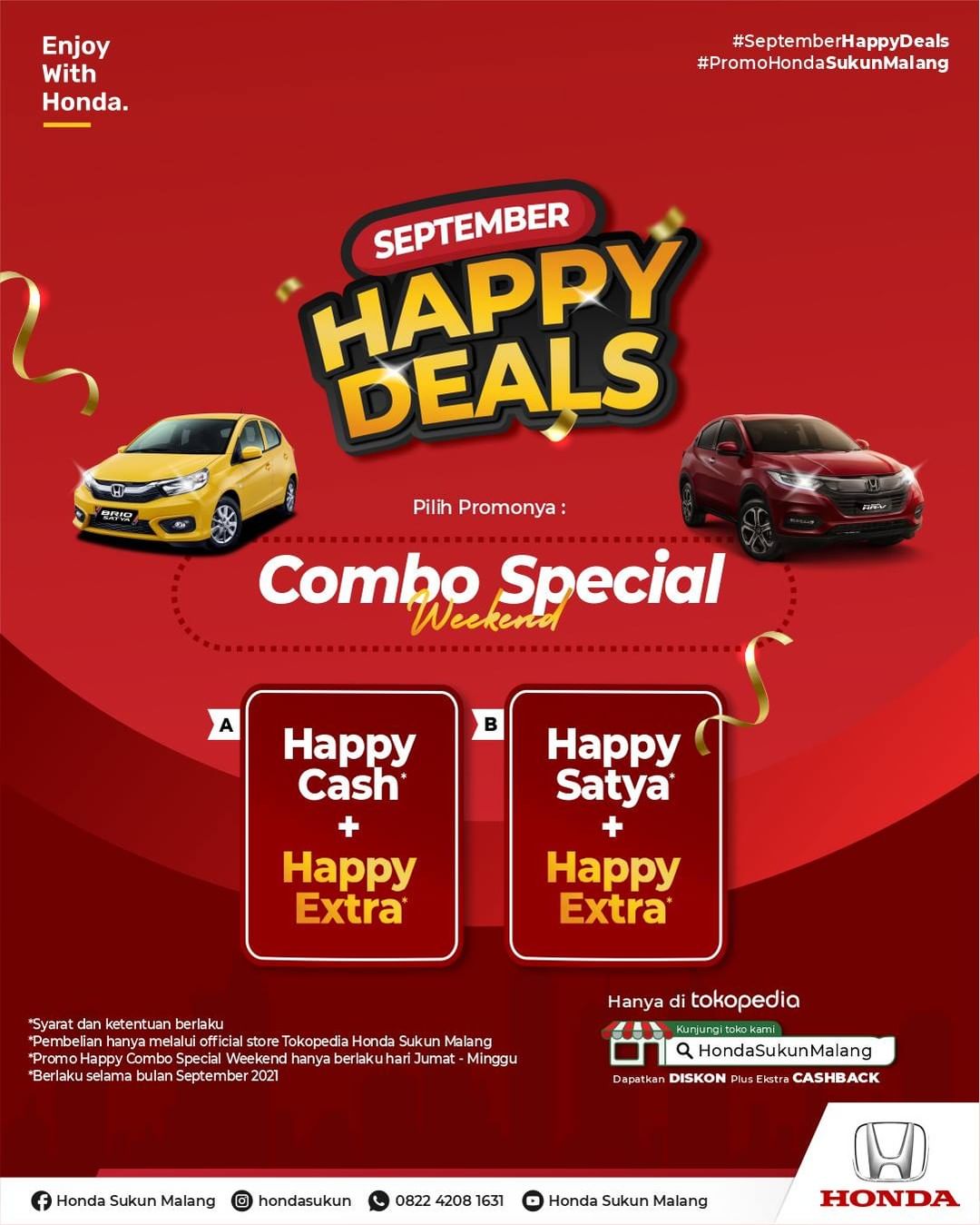 Promo September Honda Happy Deals Malang