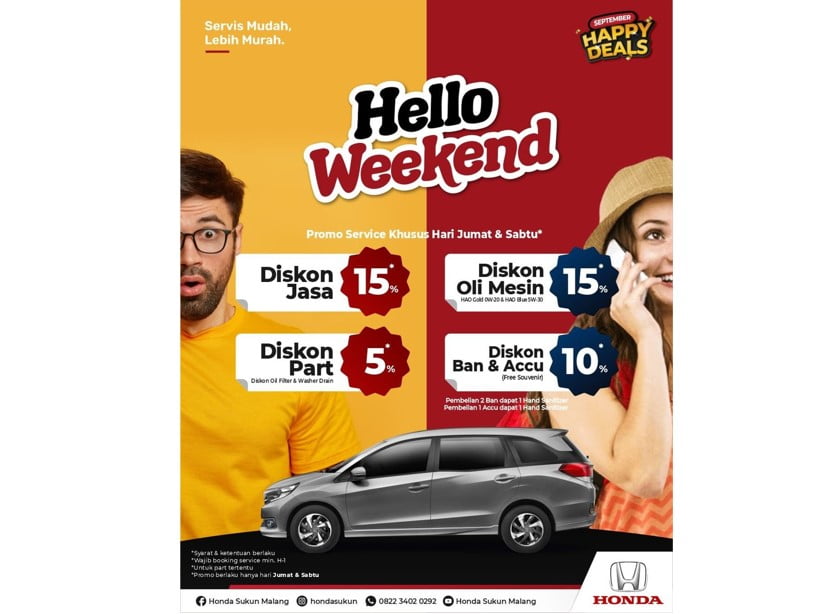 Promo Service Hello Weekend