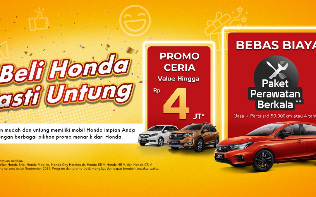 Program Promo Beli Honda Pasti Untung