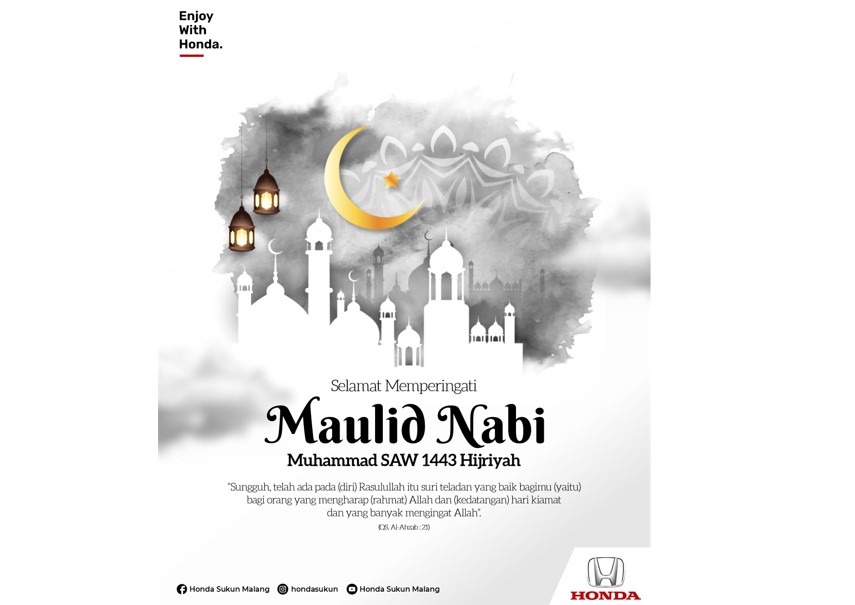 Selamat Memperingati Hari Maulid Nabi 1443 H