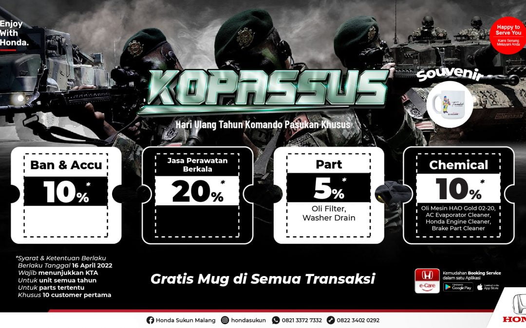 HARI KOPASSUS KE-70 2022