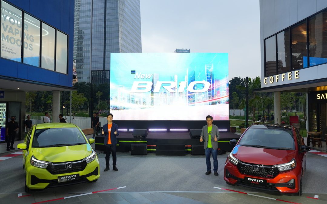 HONDA LUNCURKAN NEW HONDA BRIO MODEL TERPOPULER DI INDONESIA KINI TAMPIL LEBIH STYLISH DENGAN FITUR LEBIH LENGKAP