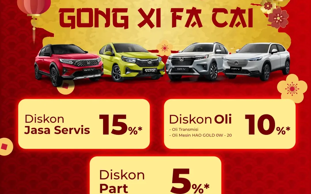 Promo Imlek Honda Gong Xi Fa Cai 2024