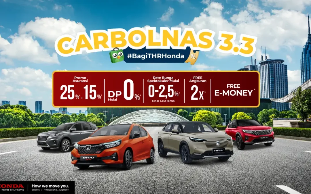 Carbolnas 3.3! Promo #BagiTHRHonda