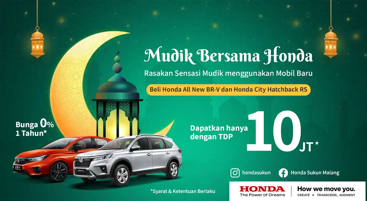 Mudik Bersama Honda - Bunga 0%