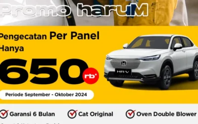 Promo Harum: Pengecatan Body Mobil Per Panel Hanya Rp650.000!