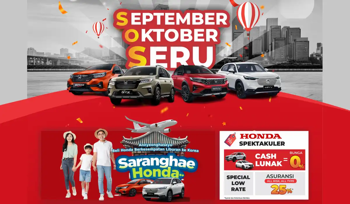 Gebyar Promo Seru: Kejutan Hadiah dan Kemudahan Beli Mobil Honda Impian!