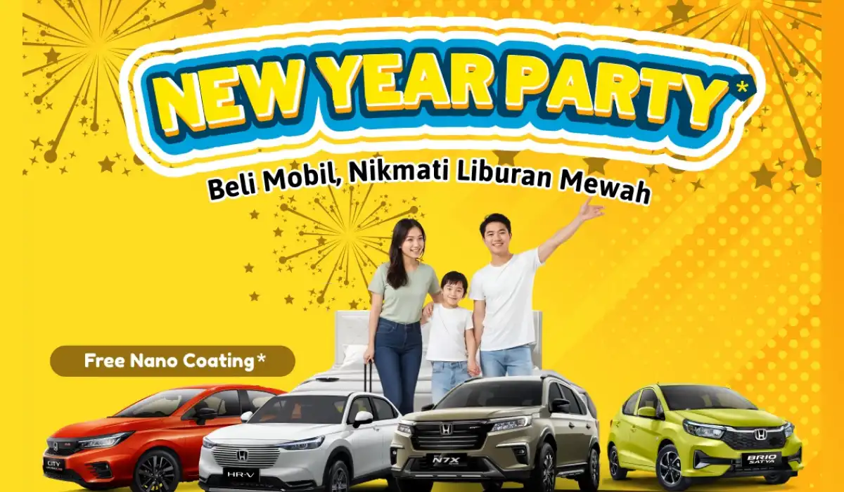 New Year Party: Beli Mobil Honda, Liburan Mewah Menanti!