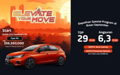 Miliki Honda City Hatchback RS dengan Penawaran Menggiurkan dan Bonus Nano Coating Gratis!