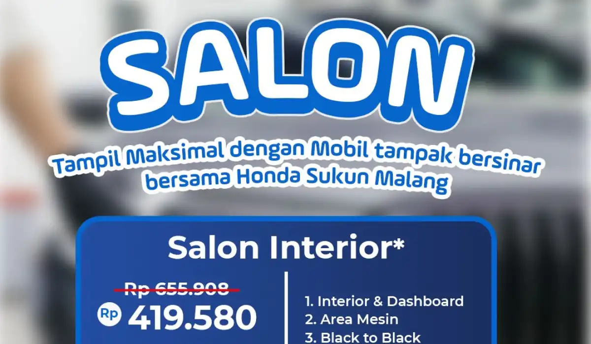 Harga Eksklusif! Promo SALON Mobil: Tampil Maksimal dengan Mobil Bersinar!