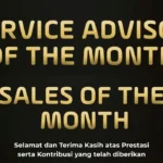 Best Sales dan Best Service Advisor of the Month Honda Sukun Malang November 2024