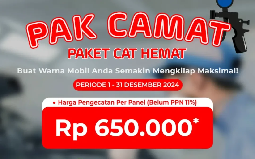 PAK CAMAT: Paket Cat Hemat, Buat Warna Mobil Anda Semakin Mengkilap Maksimal!