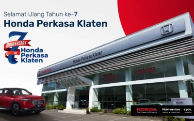 Ucapan Selamat Ulang Tahun ke-7 untuk Honda Perkasa Klaten dari Honda Sukun Malang