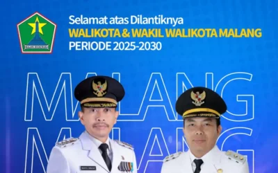 Selamat atas Pelantikan Wali Kota dan Wakil Wali Kota Malang Periode 2025-2030