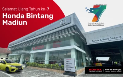 Selamat Ulang Tahun ke-7 Honda Bintang Madiun, Salam Hangat dari Honda Sukun Malang