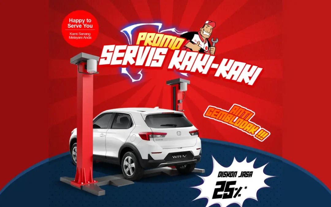 Promo Service Perbaikan Kaki-Kaki Mobil di Bengkel Resmi Honda Sukun Malang