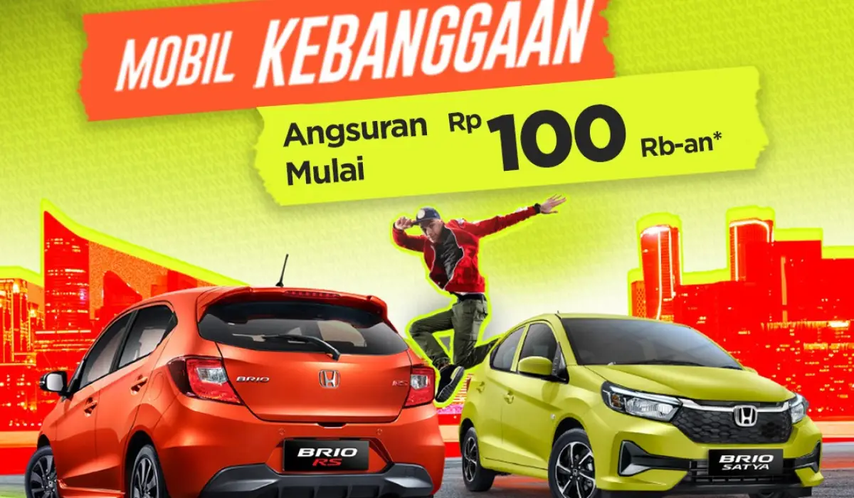 Promo Honda Brio Bulan Juni: Angsuran Mulai Rp 100 Ribuan di Honda Sukun Malang