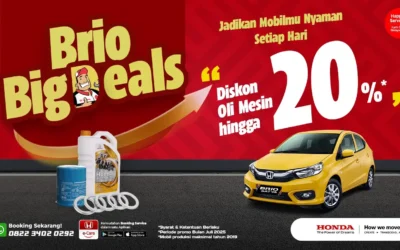 Jadikan Mobilmu Nyaman Setiap Hari, Diskon Oli Mesin hingga 20%! Khusus Honda Brio