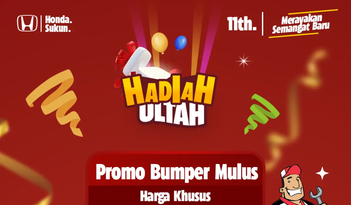 HADIAH ULTAH dari Honda Sukun Malang: Spesial untuk Kamu di Bulan Agustus