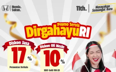 Promo Servis Dirgahayu RI Honda Sukun Malang: Rayakan Kemerdekaan dengan Perawatan Mobil Paling Hemat!