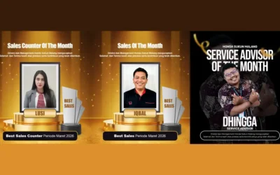 Di Balik Layanan Jempolan: Siapa Saja Best of the Month Honda Sukun Malang Periode Maret 2026?