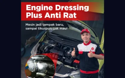 Ruang Mesin Bersih dan Bebas Tikus dengan Promo Engine Dressing Honda Sukun Malang Hanya 234K