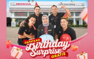 Spesial Ulang Tahun Bulan Agustus: Dapatkan Birthday Surprise Gratis di Honda Sukun Malang