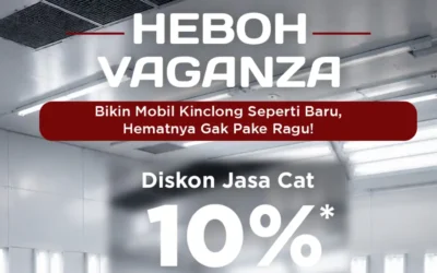 Promo Heboh Vaganza Honda Sukun Malang: Kembalikan Bodi Mulus dengan Diskon Cat 10% dan Garansi 6 Bulan