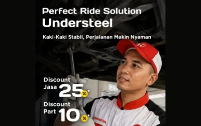 Kaki-Kaki Senyap dan Stabil: Promo Servis Understeel Honda Sukun Malang Diskon Jasa Hingga 25%
