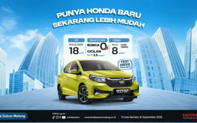 Bawa Pulang Mobil Impian Lebih Ringan Lewat Promo Honda Brio di Sukun Malang: DP 18 Juta dan Bunga 0%